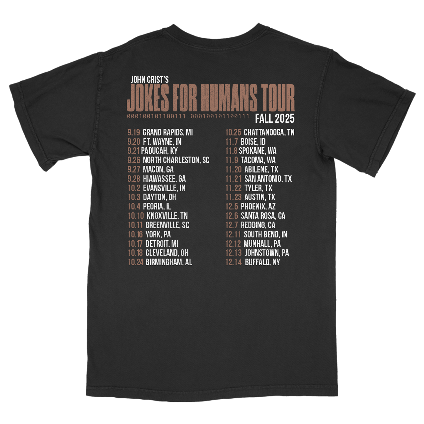 Fall 2025 Tour Tee