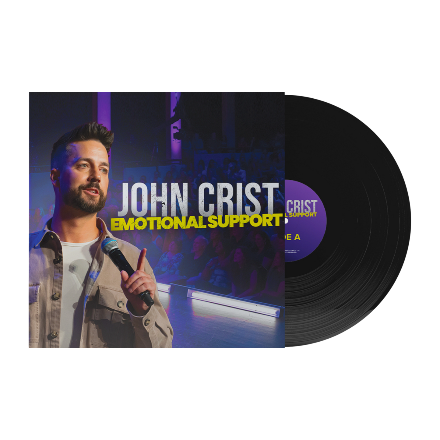 John Crist: Emotional Support Full Special - Exclusive SIGNED Vinyl